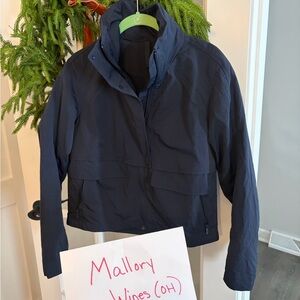 Lululemon Athletica Dark Blue Bomber Jacket effortless jacket